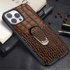 Adepto Leather iPhone Case With Ring - Astra Cases