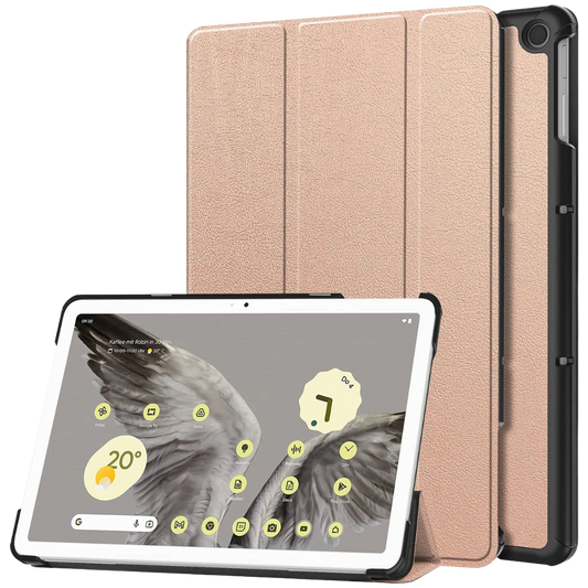 Fama Tri-Fold Leather Case For Google Pixel Tablet