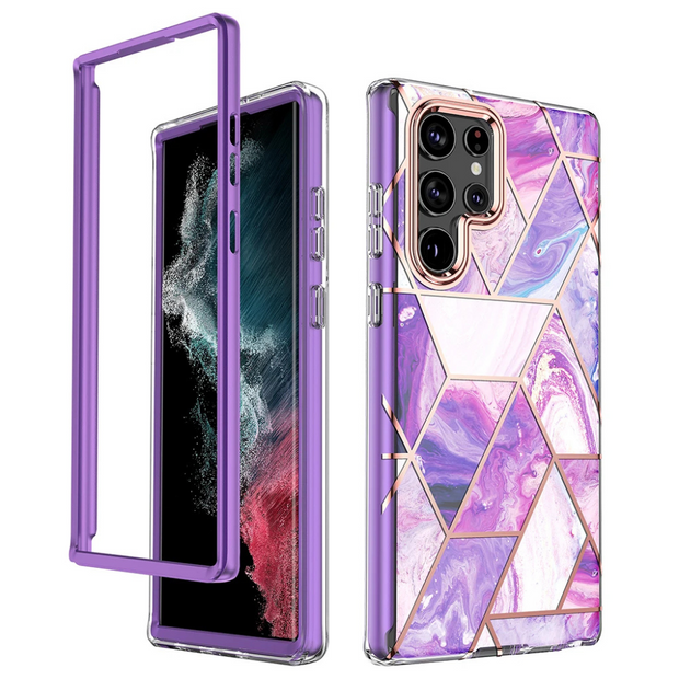 Fleo Plated Silicone Shockproof Galaxy Case