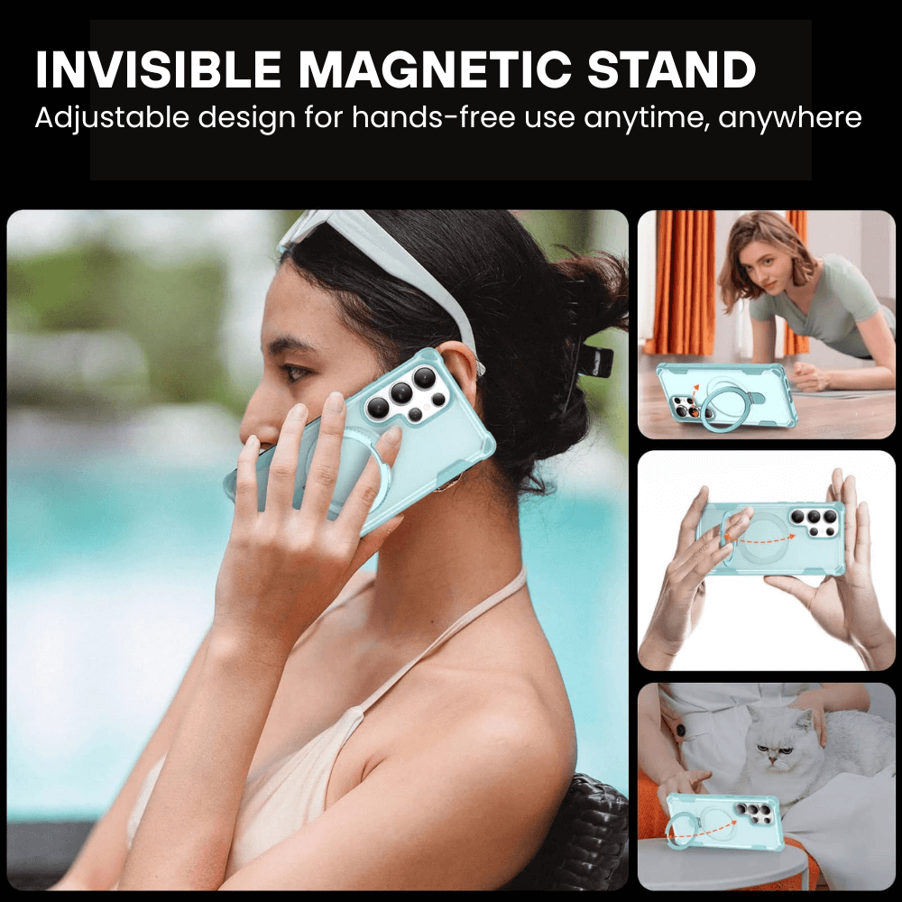 Tego Slim Shockproof MagSafe Galaxy Case With Ring Holder - Astra Cases