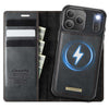 Quae Leather Flip MagSafe Wallet iPhone Case