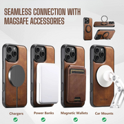 Capio Leather iPhone Case With Built-in Kickstand