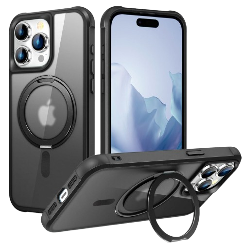Creo Shockproof iPhone Case With 360° Rotatable Magnetic Ring