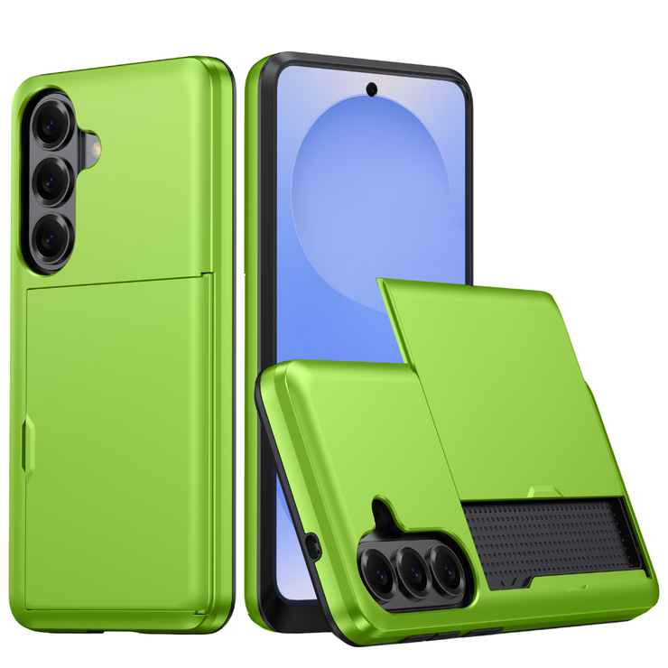 Everto Military Grade Slide Wallet Case With Card Slot For Galaxy S25 Series