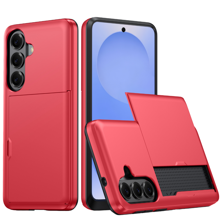 Everto Military Grade Slide Wallet Case With Card Slot For Galaxy S25 Series