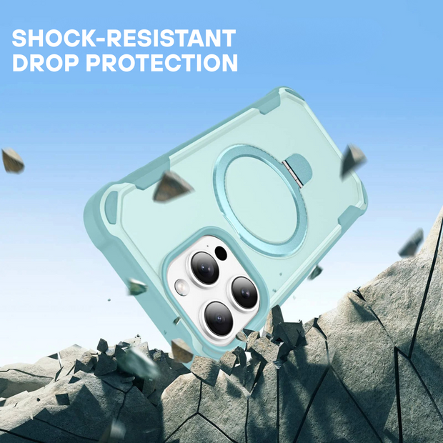 Fruor Slim Shockproof MagSafe iPhone Case With Ring Holder