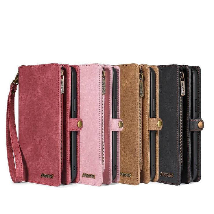 Fortune Leather Purse Case For iPhone 15 Series