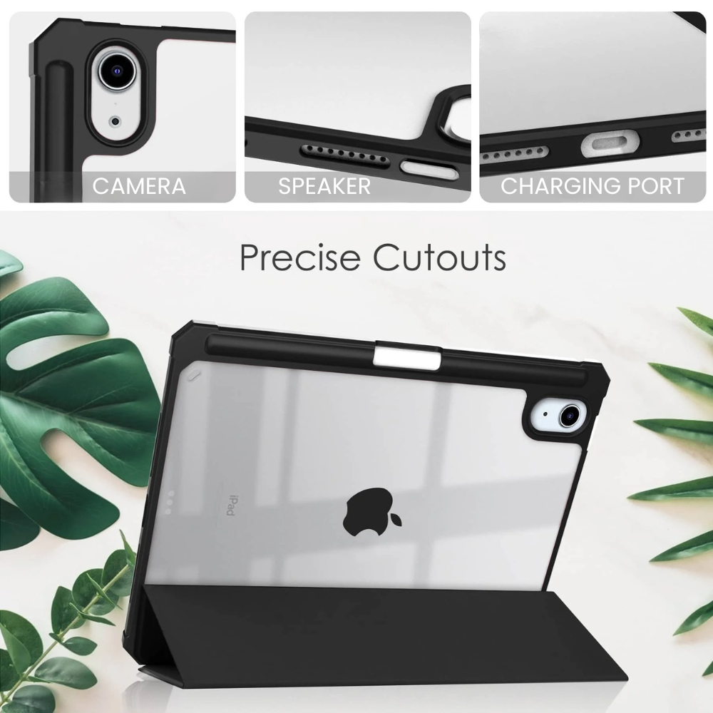Hodie Tri-Fold Acrylic iPad Case With Pencil Holder