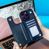 Vistor Leather Flip Wallet Case For iPhone 14-16 Series