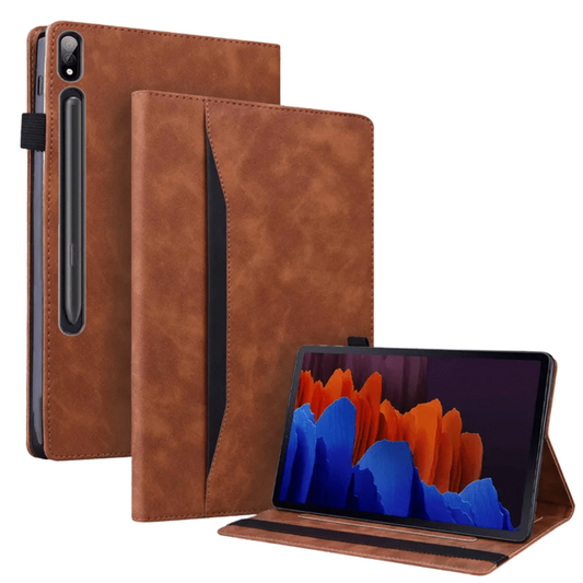 Laevus Leather Case For Galaxy Tab With Adjustable Stand