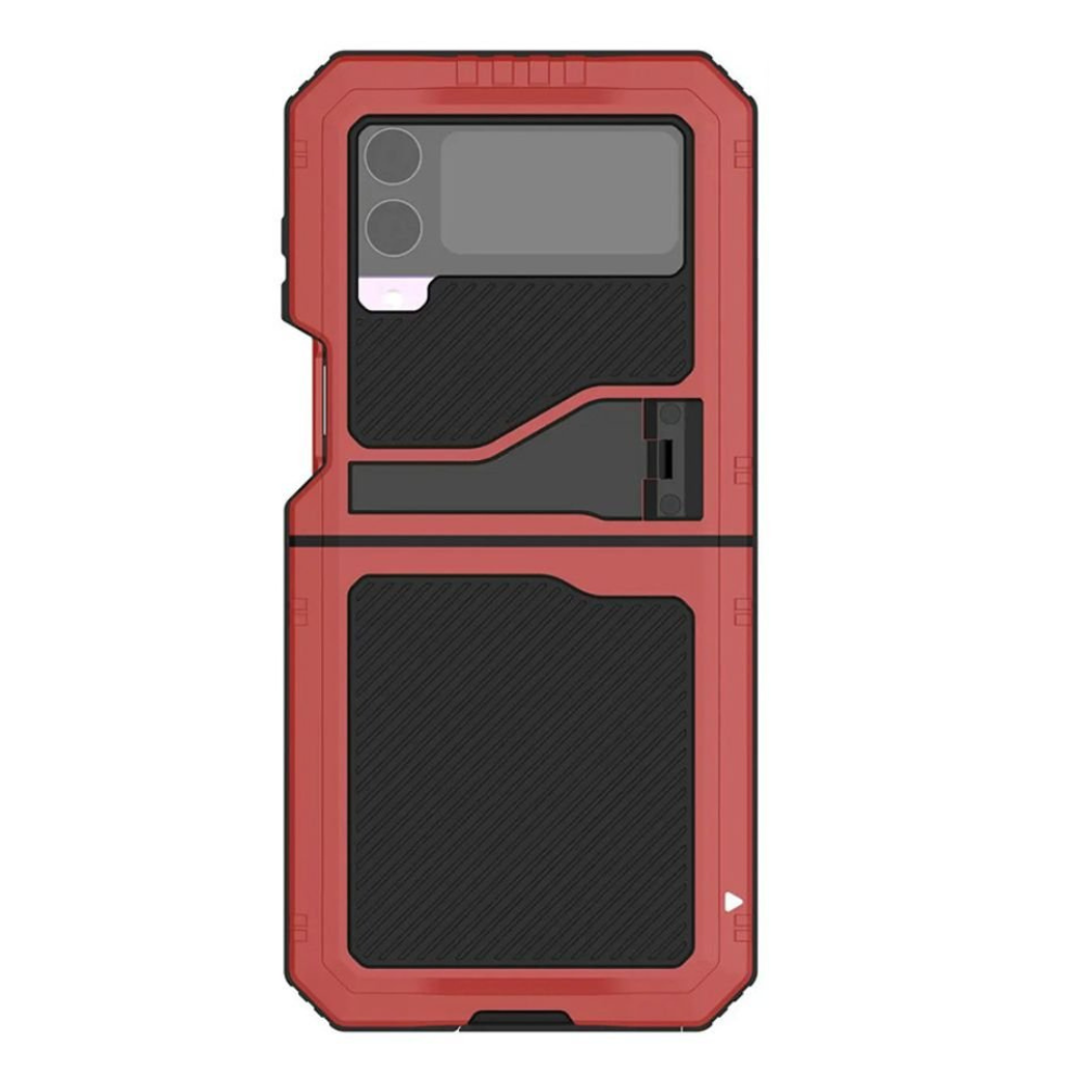 Olim Shockproof Case With Kickstand and Camera Protection for Samsung Galaxy Z Flip 4 - Astra Cases