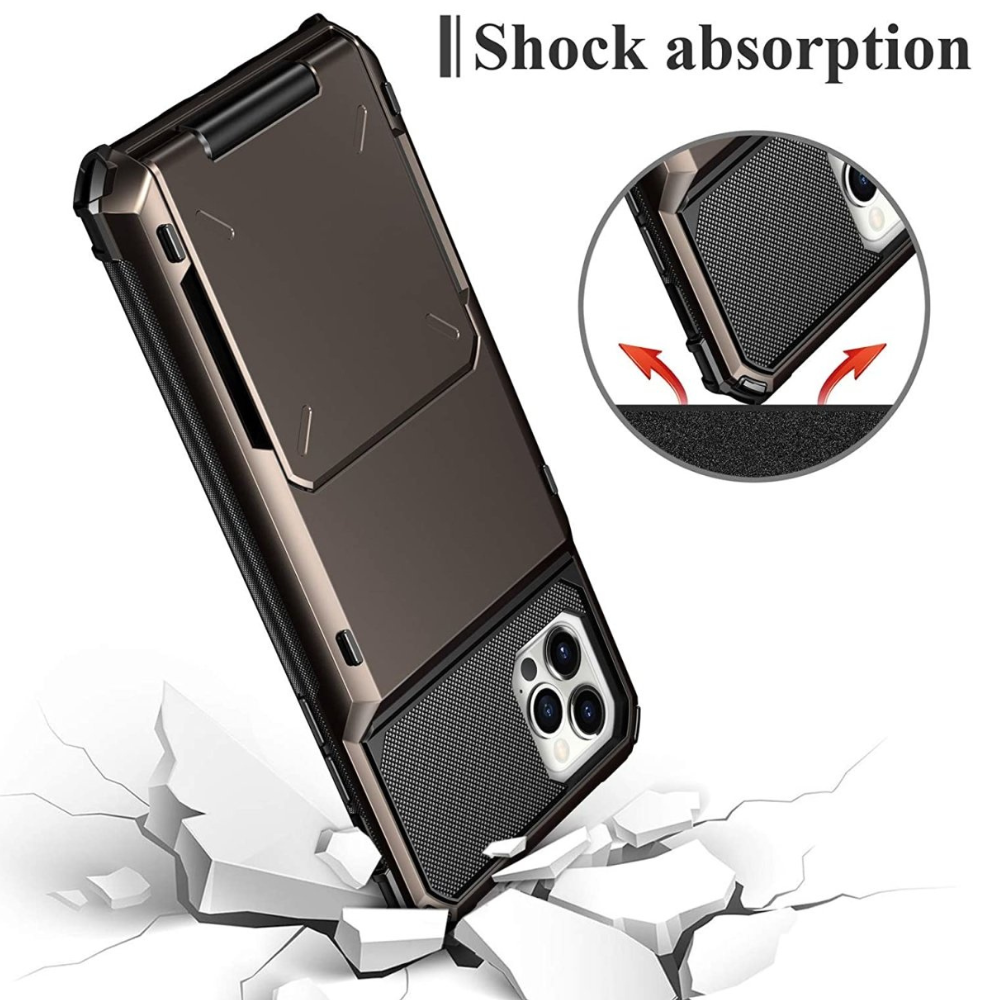 Orbit Shockproof iPhone Wallet Case For X, 11 & 12 Series - Astra Cases