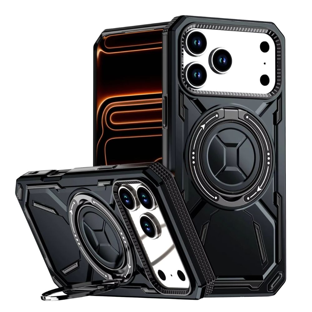 Virtus Magnetic Heavy Duty iPhone Case With Kickstand - Astra Cases