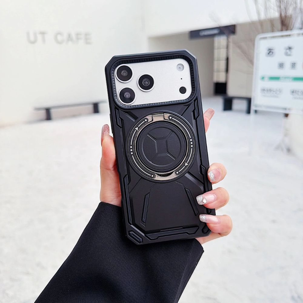 Virtus Magnetic Heavy Duty iPhone Case With Kickstand - Astra Cases