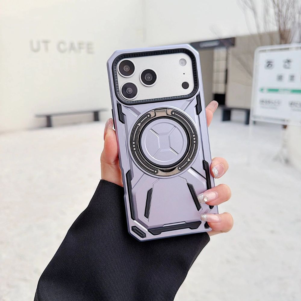 Virtus Magnetic Heavy Duty iPhone Case With Kickstand - Astra Cases