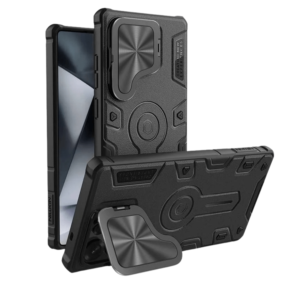 Adnuo Heavy Duty MagSafe Galaxy Case With Flip Lens Cover