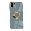 Aere Luxury Plated iPhone Case With Ring For Series 14-16