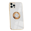 Aere Luxury Plated iPhone Case With Ring For Series 14-16