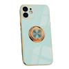 Aere Luxury Plated iPhone Case With Ring For Series 14-16