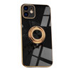 Aere Luxury Plated iPhone Case With Ring For Series 14-16