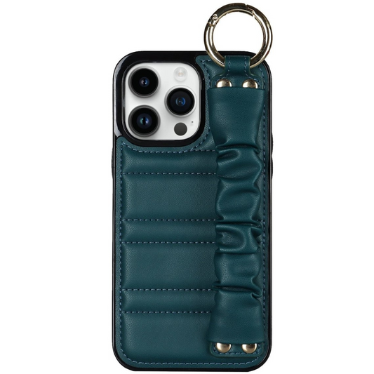 Alterna Luxury Leather iPhone Case With Wristband