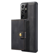 Apricus Leather Magnetic Wallet Galaxy Case For Series S24