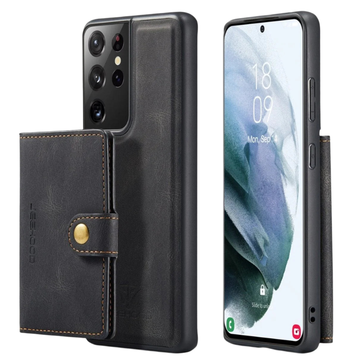 Apricus Leather Magnetic Wallet Galaxy Case - Astra Cases