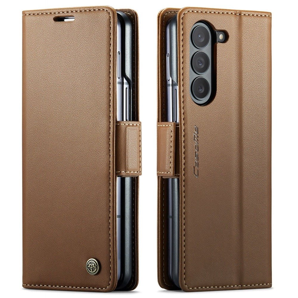 Concero Premium Leather Wallet Case for Galaxy Z Fold With Card Slot