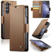 Concero Premium Leather Wallet Case for Galaxy Z Fold 5 With Card Slot