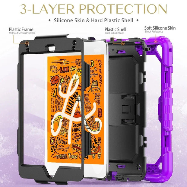 Defaeco Heavy Duty Shockproof Case For iPad Mini