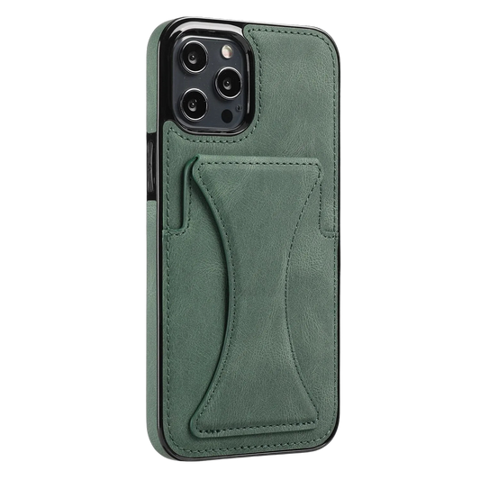 Amare Leather iPhone Case With Card Holder