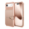 Echo Luxury Leather Wallet Case For iPhone Series 14-17