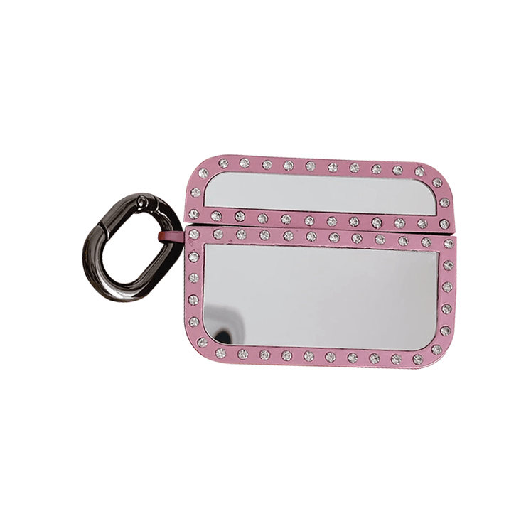 Egeo Glitter Rhinestone Mirror AirPods Case