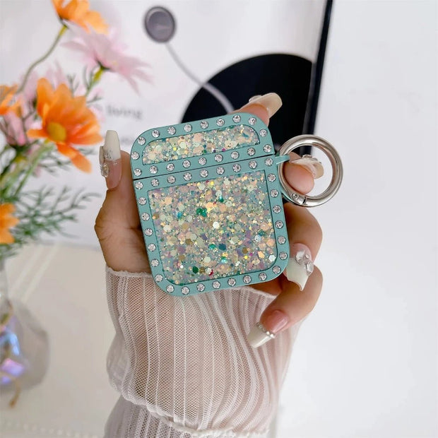 Emoveo Glitter Rhinestone AirPods Case