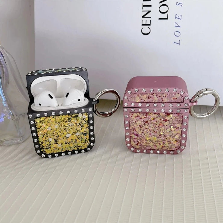 Emoveo Glitter Rhinestone AirPods Case