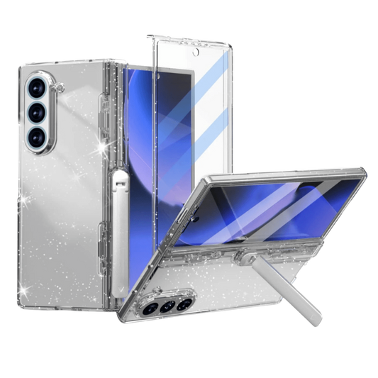 Pendeo Hinge Protective Case For Galaxy Z Fold With Kickstand And Built-in Screen Protector