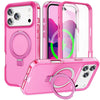 Dives Shockproof Matte iPhone Case With Screen Protector And Ring Holder