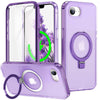 Dives Shockproof Matte iPhone Case With Screen Protector And Ring Holder