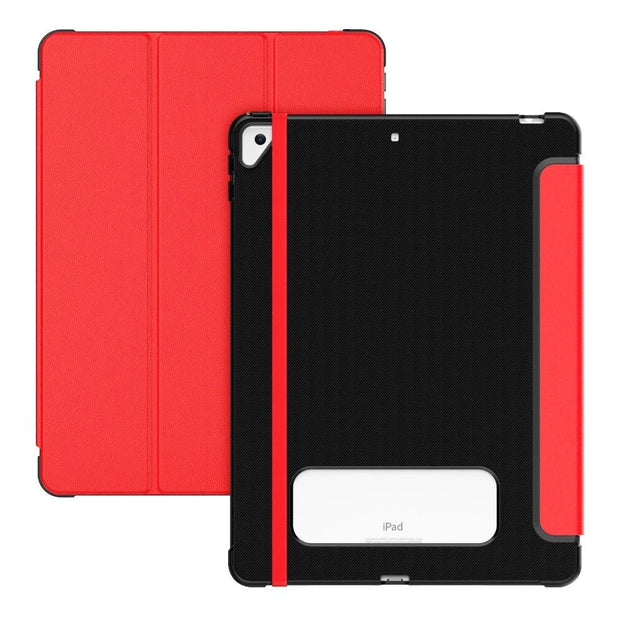 Navis Carbon Fiber Pattern Leather iPad Case