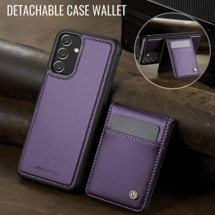 Pario Magnetic Leather Wallet Case For Galaxy A Series With Detachable Card Holder - Astra Cases