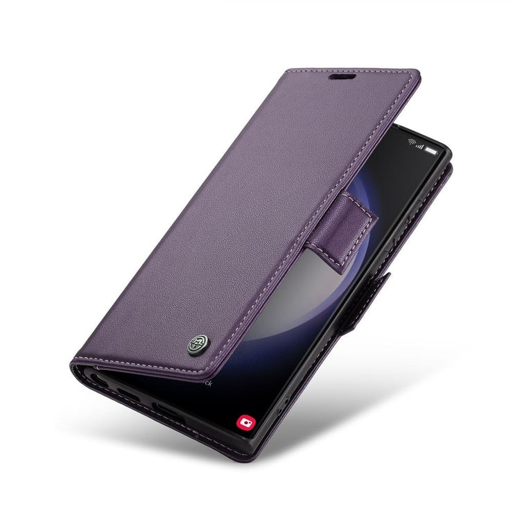 Pellis Vegan Leather Galaxy Case With Magnetic Card Slots