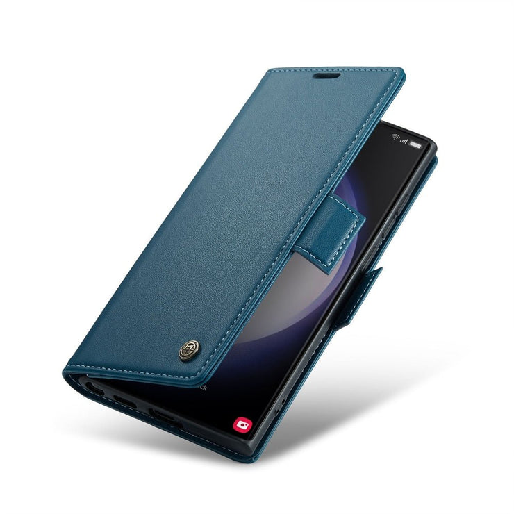 Pellis Vegan Leather Galaxy Case With Magnetic Card Slots