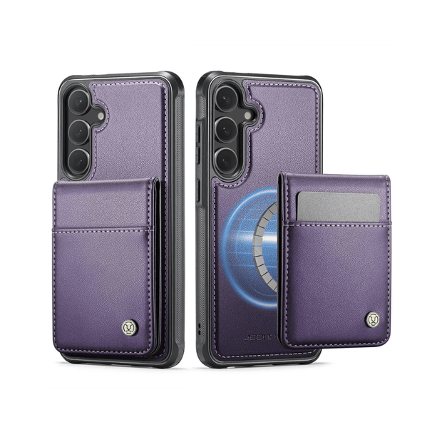 Prolix Magnetic Leather Wallet Galaxy Case With Detachable Card Holder - Astra Cases