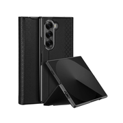 Recro Leather Case For  Galaxy Z Fold With Card Holder And Kickstand