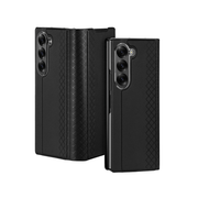 Recro Leather Case For  Galaxy Z Fold With Card Holder And Kickstand