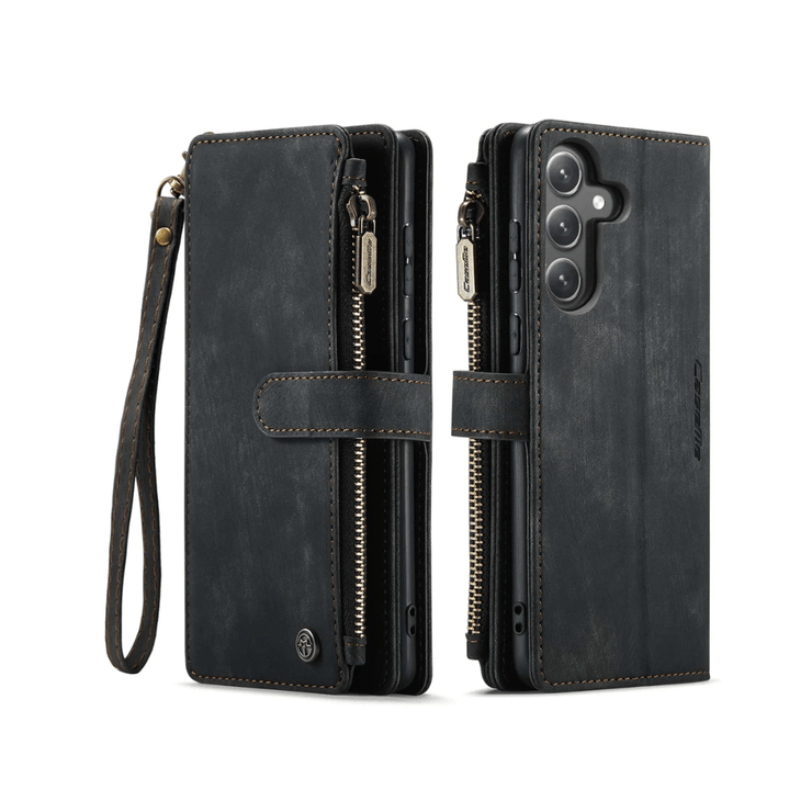 Saevio Magnetic Leather Wallet Galaxy Case - Astra Cases