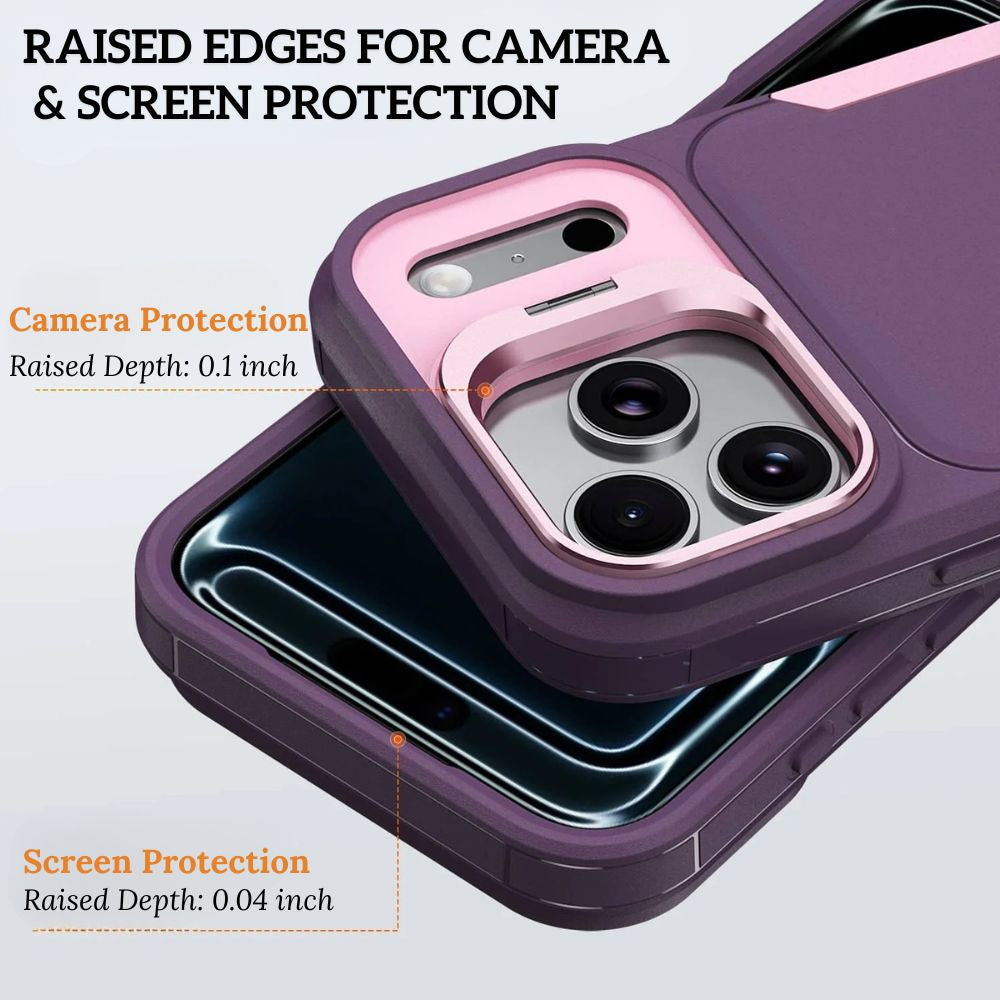 Silex Heavy Duty Shockproof iPhone Case With Kickstand - Astra Cases