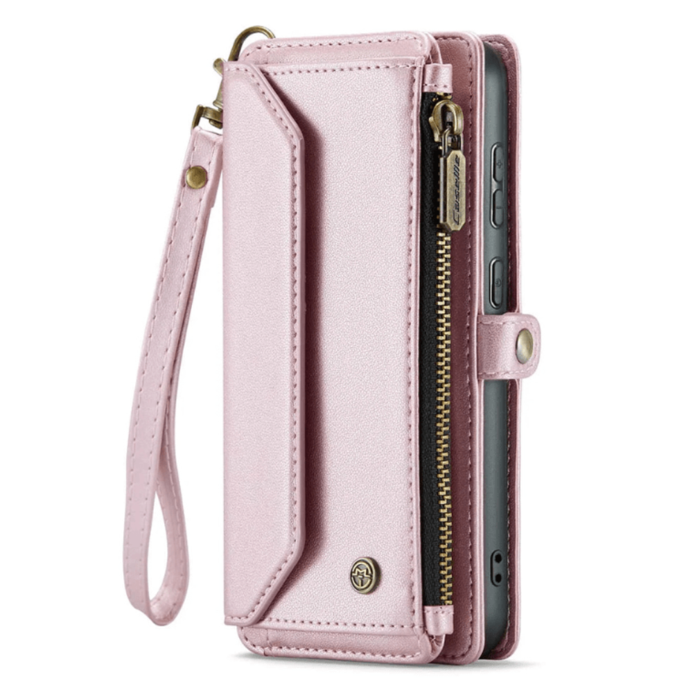 Teneo RFID Blocking Wallet Galaxy Case With Crossbody Strap And Lanyard