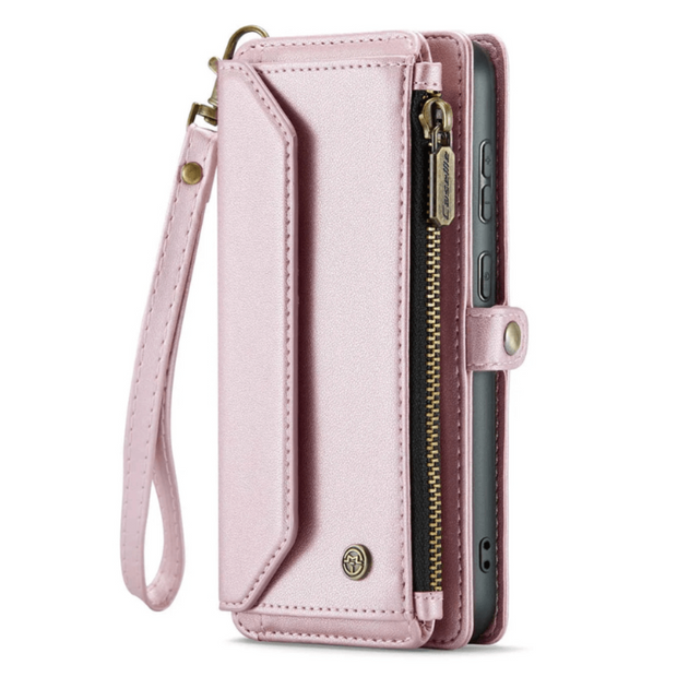 Teneo RFID Blocking Wallet Galaxy Case With Crossbody Strap And Lanyard