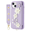 Venia Floral Design Detachable Wallet iPhone Case